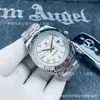 Reloj Mecánico Laojia con Doble Calendario y Indicador del Día de la Semana, Reloj Mecánico Automático Impermeable de Acero Inoxidable Fábrica C