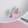 Accesorios para joyería DIY al por mayor resina de dibujos animados gota piña zanahoria agujero grande anillo para el pelo accesorios para el cabello accesorios para joyería