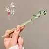 Nueva Horquilla de Madera Estilo Chinoiserie para Mujer, Horquilla Cheongsam Estilo Antiguo Dinastía Han, Horquilla de Aleación, Falda de Cara de Caballo, Tocado, Borla que se Mueve al Caminar