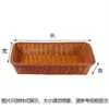 Cesta de mimbre sintético de 3,2 mm para almacenamiento, cesta para exhibición en supermercado, 30 40 cesta de mimbre sintético para frutas