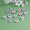 Flor de Acrílico de Cor Simples Design de Nicho de Verão Menina Doce Estilo Coreano Estilo Fresco Vento de Alto Nível Flor Moinho de Vento Plug de Orelha
