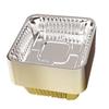 Bandejas de Papel de Aluminio Específicas para Freidora de Aire, Cajas Redondas y Cuadradas de Papel de Aluminio de Grado Alimenticio, Bandejas Desechables de Papel de Aluminio para Hornear en Horno, Tazones de Papel de Aluminio para Uso Doméstico
