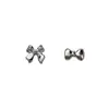 Acessórios Populares Transfronteiriços para Nail Art Laço Branco K, Fitas Versáteis Tridimensionais de Gravata Borboleta de Metal Peças para Decoração de Unhas DIY