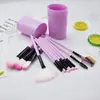 12 Cubos Brocha Set de Brochas de Maquillaje Set Completo Principiantes Especificaciones Grandes Calidad Confiable Fuerza en el Punto Mayorista