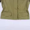 Atacado Transfronteiriço Outono 2025 Nova Moda Europeia e Americana Casual Parka com Bolso Grande Versátil Solta Jaqueta Feminina