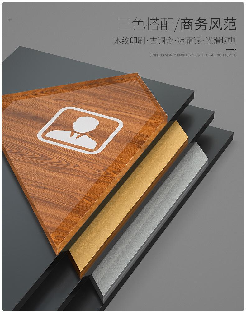 亚克力商务门牌