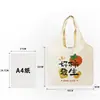 Bolsa de Lona Lisa de Color Sólido para Hombres y Mujeres, Adecuada para Estudiantes para Llevar Libros, con Logo Personalizable, Mochila, Bolso de Mano Promocional