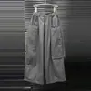 Novedad Otoño Temprano 2025 Pantalones Casuales de Trabajo para Mujer Diseño de Nicho Retro Sueltos de Pierna Ancha con Cinturón y Bufanda