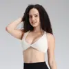 Conjunto de Yoga Transfronterizo sin Costuras con Sujetador y Shorts con Diseño de Espalda Cruzada, Atuendo Deportivo Ajustado para Correr al Aire Libre y Fitness para Mujeres
