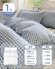 Conjunto de Lençol Descartável, Capa de Edredom, Fronha e Capa de Colcha Guxu de Quatro Peças para Cama de Casal, Viagem, Turismo, Roupa de Cama de Hotel, Anti-Sujeira