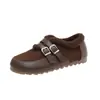 Mocasines zapatos sin cordones mujer Zapatos Birkenstock cálidos para aumentar altura zapatos de conducción forrados de felpa botas de nieve de invierno zapatos de lana y algodón negro