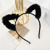 Diadema con Orejas de Gato del Mismo Estilo que las Celebridades de Internet para Mujer, Pasador Lindo y Súper Lindo, Tocado de Felpa, Accesorios para el Cabello Dulces Coreanos al por Mayor