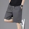 Shorts Esportivo de Algodão Solto da Moda de Marca Fino para Homens, Calças Casuais de Cinco Pontos Xadrez de Alta Qualidade, Calças Masculinas Plus Size