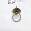 Maçaneta circular estilo antigo, puxador de anel metálico de furo único para gaveta de móveis, puxador de armário metálico de furo único, puxador de lata de chá estilo chinês