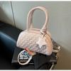 Bolsa de Mão Minimalista Transfronteiriça Pequena Quadrada Nova Coleção Primavera 2026 Moda Coreana Tendência Bolsa de Ombro para Mulheres