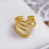 Anillo Popular Ajustable de Acero de Titanio Transfronterizo al por Mayor Retro Presión de Aceite Anillo de Acero Inoxidable Abertura Anillo de Pareja para Hombre y Mujer
