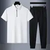 2024 Novo 7XL Tamanho Grande Casual de Verão Conjunto Esportivo Duas Peças Masculino Casual Solto Plus Size