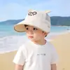 Chapéu de Sol Infantil, Estilo Verão com Malha Fina, Boné de Beisebol Reversível com Aba Larga, Chapéu de Sol de Secagem Rápida para Meninos e Meninas