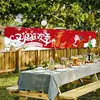 Banderas Navideñas Nuevas Transfronterizas, Decoraciones para Fiestas Navideñas, Ambientación, Personalización de Escaparates de Centros Comerciales
