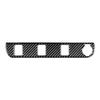 Adecuado para 15-20 Toyota Tacoma modificación interior fibra de carbono interruptor encendedor de cigarrillos pegatina decorativa accesorios