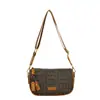 Bolso para Mujer 2026 Nuevo Vintage Versátil Bolso Cruzado de Cuadros Bolso de Mano de Lujo Ligero Almacenamiento Bolso de Hombro con Letra Patrón de Cuadros