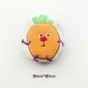 Muñeco de Verdura Divertido de Dibujos Animados Original Accesorios Paquete de Expresiones Colección Grande de Frutas y Verduras Broche de Peluche Accesorios para Manualidades