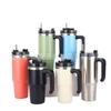 Pin de Luna 50000 gran capacidad en stock Mango Taza Acero inoxidable 304 portátil para coche Taza de vacío Taza para hielo calentador Taza