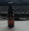 Botella Boston para Té Vidrio para Sombrear Botella para Aceite Esencial Puro Botella con Spray de Alcohol Sellada Botellas Cosméticas de Emulsión