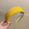 Diadema Simple Estilo Ins para Mujer, Diseño de Corona Alta Hace que la Cara Parezca Más Pequeña, Diadema Ancha de Esponja, Versátil para el Uso Diario, Accesorio para el Cabello para Lavarse la Cara