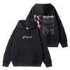 Sudadera Transfronteriza Star Peripherals Aespa 2025 Synk Línea Paralela Capucha Sudadera con Cremallera Negra
