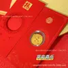 Adesivo de Telefone de Ouro Puro 999 com Envelope Vermelho, Gato da Sorte e Decoração Dourada para Presentes de Boa Sorte, Atacado