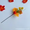 Arreglos Otoñales Estilo Ins Transfronterizo de Hoja de Arce y Girasol, Adornos de Decoración de Halloween de Gratitud por la Cosecha en Casa Manojo