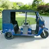 Triciclo de pasajeros a gasolina, triciclo de pasajeros con parasol y toldo, triciclo de pasajeros para exportación y comercio exterior