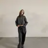 Pantalones Casuales Al* con Cordón en Stock, Versátiles de Cintura Alta de Corte Holgado, Pantalones Jogger Adelgazantes para Fitness y Deportes