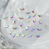 Venta caliente transfronteriza Mini taladro de uñas AB plano color mágico de cristal forma especial para uñas Decoración de joyería para uñas de celebridad de Internet