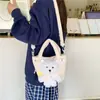 Nova Bolsa de Presente de Pelúcia Ins Urso Versátil de Mão Bolsa de Mão Desenho Animado Fofo Bolsa Transversal