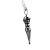 Colgante de Plata de Ley S925 con Personalidad Estilo Chino Loto Vajra Colgante para Hombres y Mujeres, Vintage Desgastado Moderno Moda al por Mayor