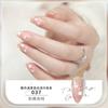48 Cor Branco insípido à base de água descascado Nail Polish Tearable Quick-drying Non-baking Transparente Nail Polish Estudante Nail Polish