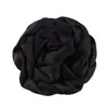 Flor de rosa grande de tela de seda de 8 cm europea y americana, flor enrollada hecha a mano, flores decorativas para zapatos y sombreros, accesorios de ropa