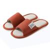 Pantuflas de Algodón y Lino para Mujer Celebridad de Internet Cómodas para el Hogar de Lino para Cuatro Estaciones de Suela Gruesa para Exteriores Estilo Japonés Primavera y Otoño Venta al por Mayor Antideslizantes