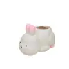 Nueva Planta Potted de Conejo de Dibujos Animados Creativa de Vinilo, Linda Decoración de Escritorio, Almacenamiento de Papelería, Venta al por Mayor, Regalo para Niñas