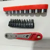 Destornillador de carraca bidireccional transfronterizo, multifuncional, reversible, para espacios reducidos, herramienta de llave angular