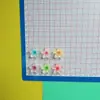 Acessórios de Joia DIY Desenho Animado Flor de Cinco Pétalas Gradiente Cristal de Gelo, Kit de Material para Pingente de Sapato, Acessórios Pequenos de Resina Cola Creme