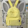Mochila de Viaje Estilo Coreano Ins Bordado de Lazo Rosa Suave Juvenil Linda y Adorable Mochila para Salidas de Primavera