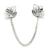 Amazon Transfronterizo Clip para Suéter Cara Cortada Uñas de Diamante Brillantes Clip para Cuello Margarita Moda Borla Clip para Cintura