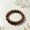 Indonesia Lleno de Venus Folleto Brazalete de Palo de Rosa Indio Material Antiguo Brazalete 108 Rosario de Buda para Hombres y Mujeres
