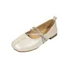 Mocasines de Mujer Estilo Coreano Transfronterizos Europeos y Americanos Suela Suave Fondo Plano Trabajo 2026 Mocasines Redondos para Abuela Zapatos de Primavera Venta al por Mayor Tallas Grandes
