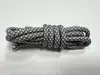 Corda Trançada de Poliéster Xadrez Duas Cores com Núcleo Envolto Corda Redonda 5mm Paracord Série Miu Corda para Pendurar Alto-Falante Corda para Pendurar Bolsa DIY