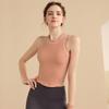 Verão Macacão Roupa de Yoga Respirável Regata Alta Resistência Costas Bonitas Roupa Íntima Esportiva Roupa Externa Top Fitness Slim para Mulheres
