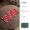 Tapete de Chá Floral Bordado Estilo Chinês, Base de Pote de Tecido Vintage Preenchida com Algodão, Almofada Resistente ao Calor, Tapete de Chá Seco, Tapete de Mesa de Chá Doméstico